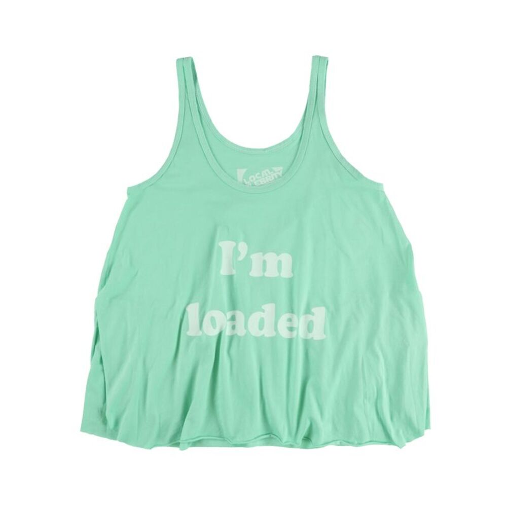 Local Celebrity Womens I'm Loaded Tank Top, NWT